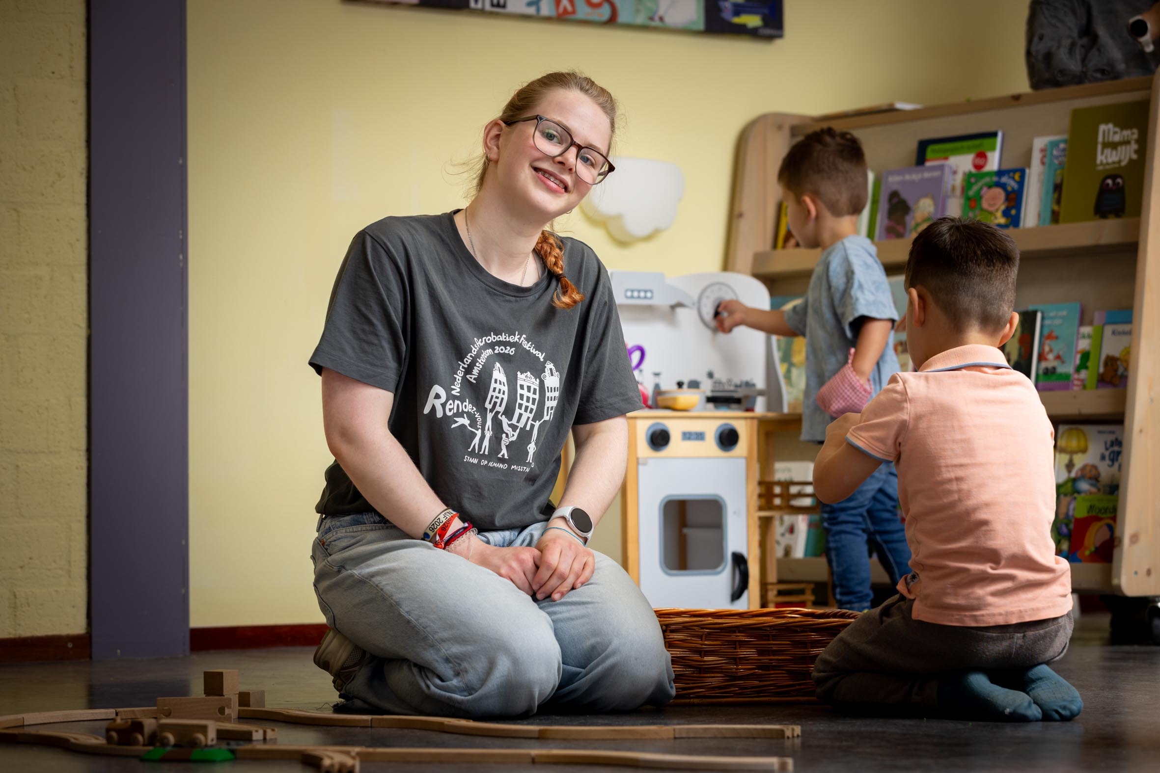 25697 Gespecialiseerd Pedagogisch Medewerker Student Esmee Met Jax En Joel MBO Amersfoort
