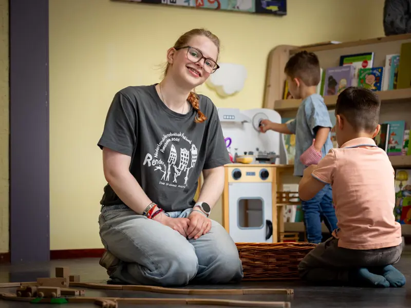 25697 Gespecialiseerd Pedagogisch Medewerker Student Esmee Met Jax En Joel MBO Amersfoort